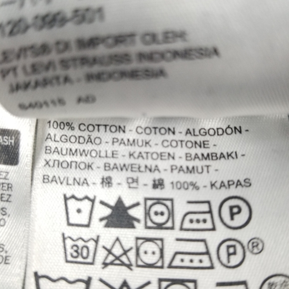 Levi's 501 Button Fly Short Size 25 100% Cotton - Picture 7 of 10